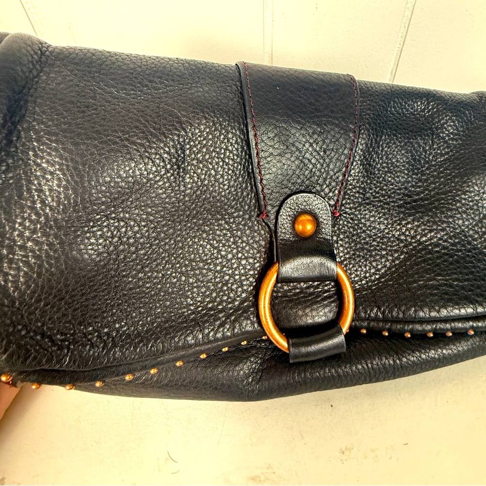 Kate Landry Clutch leather with metal grommets and accents soft NWT - Picture 7 of 9